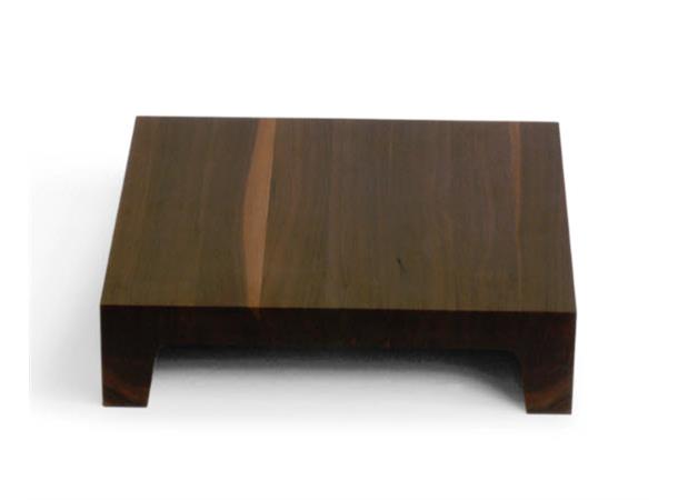 Buffetblokk S 325x325x80mm Valnøtt Heltre - Næringsmiddelgodkjent